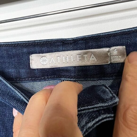 Athleta Sculptek Skinny Jeans Dark Wash - Picture 5 of 11